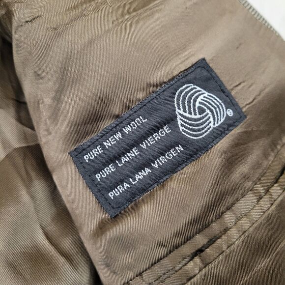 Vintage Chaps Ralph Lauren Mens 44 Two Button Blazer Wool Sport Coat Jacket - Picture 8 of 13